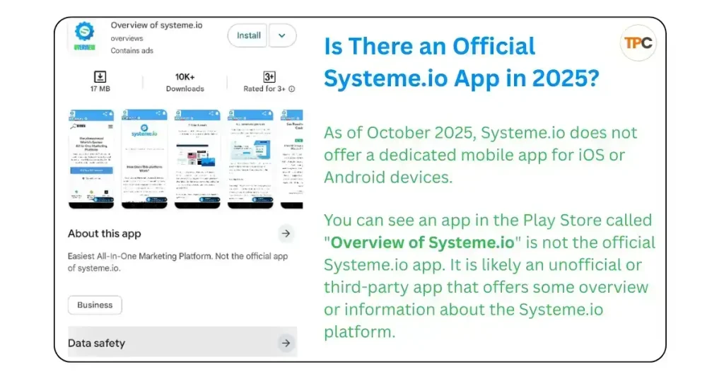 Systeme.io Mobile App
