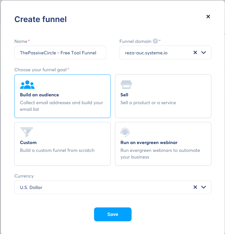 ThePassiveCircle - Free Tool Funnel