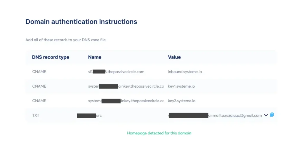 Flawless Domain Authentication Systeme.io Made Easy for Beginners 4 domain authentication Systeme.io
