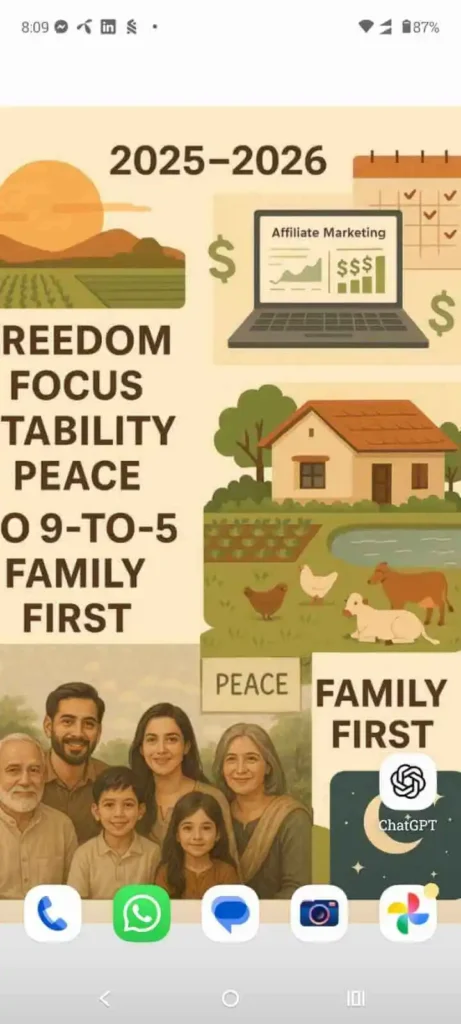 affiliate marketing vision board