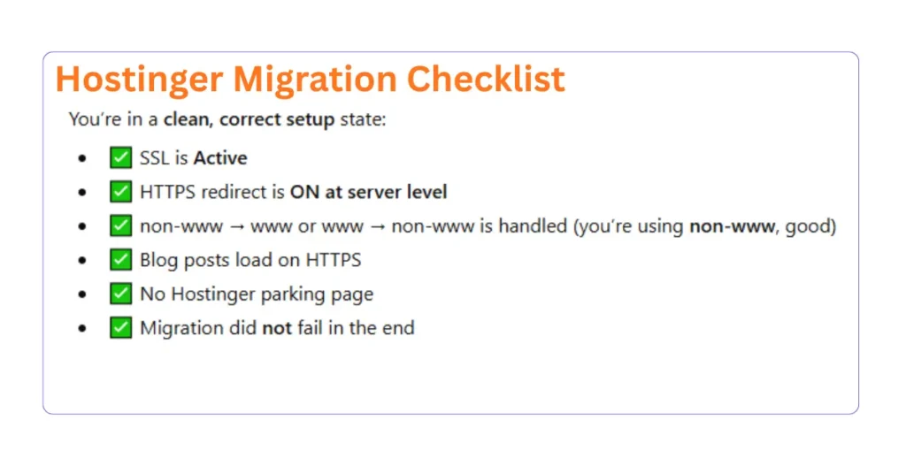 Hostinger Website Setup for Beginners: Real Migration, DNS & SSL Problems (Solved) 15 Final Technical Checks