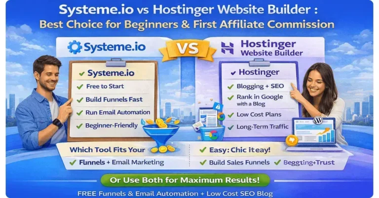 Systeme.io vs Hostinger Website Builder
