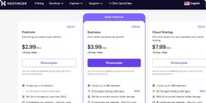 Hostinger Pricing 2026