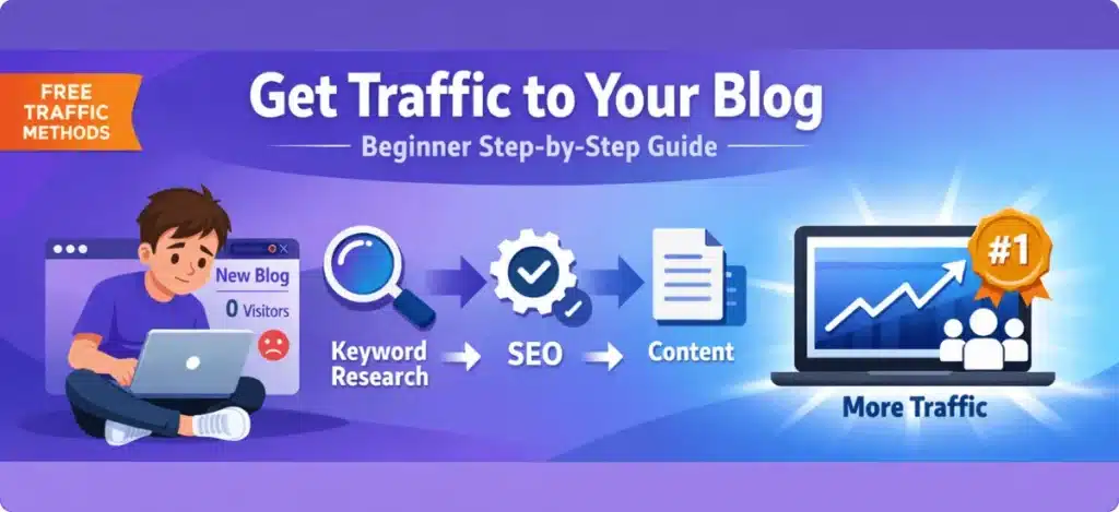 How to Get Traffic to Your New Blog (Complete Beginner Guide) 1 How to Get Traffic to Your New Blog