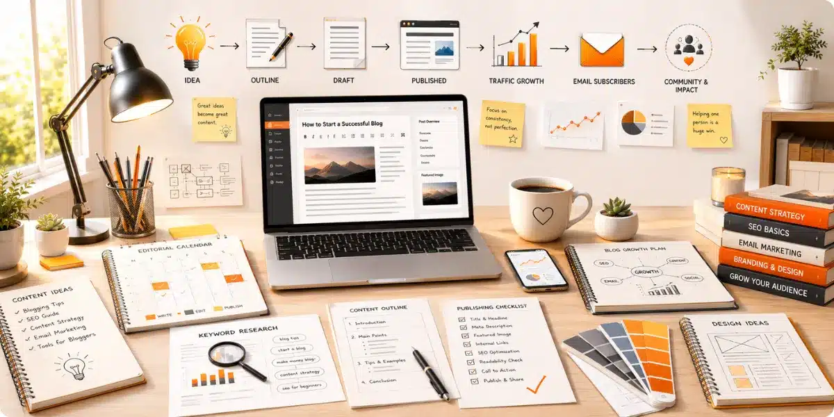 free blogging tools for beginners 2026 the toolkit I used to build The Passive Circle